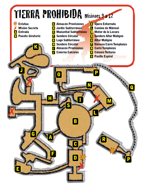 Mapa de la Tierra Prohibida