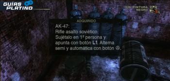 Localización del AK-47 en Metal Gear Solid 3