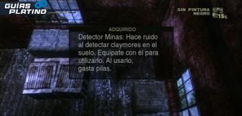 Detectos de minas en Metal Gear Solid 3