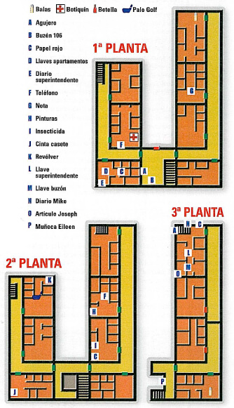 Mapa del apartamento