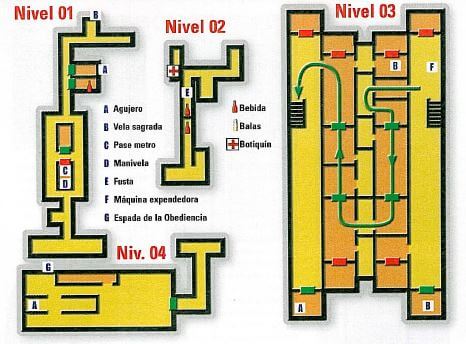 Mapa de la estación de metro (segunda visita)