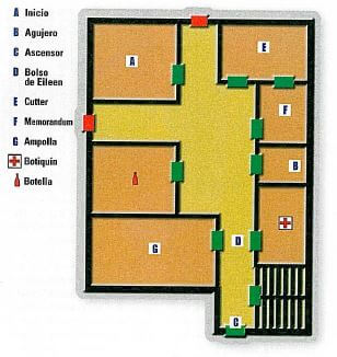 Mapa del hospital